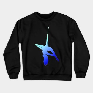 A aerialist doing silks Crewneck Sweatshirt